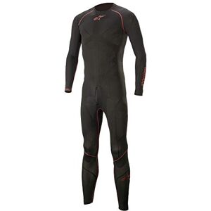 Alpinestars Ride Tech Lite 1-teiliger Unteranzug, Motorrad Unterwäsche für Herren und Damen, Funktionsunterwäsche, Atmungsaktiv, Strapazierfähig, Schwarz/Rot, M-L Alpinestars Ride Tech Lite 1-teiliger Unteranzug, Motorrad Unterwäsche für Herren und Damen, Funktionsunterwäsche, Atmungsaktiv, Strapazierfähig, Schwarz/Rot, M-L