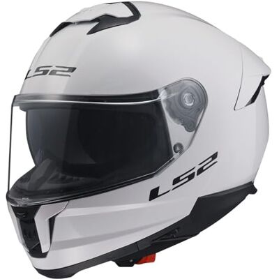 LS2 , Integraler Motorradhelm Stream II SOLID Gloss White, L LS2 , Integraler Motorradhelm Stream II SOLID Gloss White, L