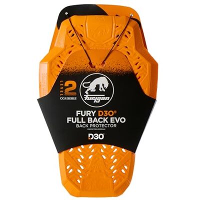 Furygan Full Back Fury D3O EVO Level 2 zugelassener D3O-Rückenprotektor zertifizierter Motorradschutz Leichter, Flexibler Komfort Belüftungssicherheit, Orange Version 2024 Furygan Full Back Fury D3O EVO Level 2 zugelassener D3O-Rückenprotektor zertifizierter Motorradschutz Leichter, Flexibler Komfort Belüftungssicherheit, Orange Version 2024