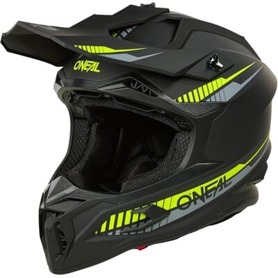 O'NEAL C-SRS Motocross Helm, MX Enduro Motorrad, Starke ABS-Schale, gepolstertes & waschbares Innenfutter, optimale Belüftung, Microlock-Sicherheitsverschluss für Erwachsene (Neon Gelb M) O'NEAL C-SRS Motocross Helm, MX Enduro Motorrad, Starke ABS-Schale, gepolstertes & waschbares Innenfutter, optimale Belüftung, Microlock-Sicherheitsverschluss für Erwachsene (Neon Gelb M)
