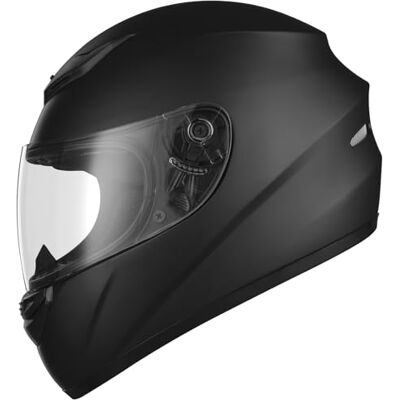 Favoto Motorradhelm Integralhelme für Erwachsene Vollvisierhelm Mopedhelm für Herren Damen Atmungsaktiv ECE Zertifiziert L (59-60cm) Schwarz Favoto Motorradhelm Integralhelme für Erwachsene Vollvisierhelm Mopedhelm für Herren Damen Atmungsaktiv ECE Zertifiziert L (59-60cm) Schwarz