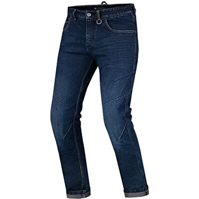 SHIMA DEVON Motorradjeans Belüftete Elastische Slim Fit Biker Motorradhose mit FiberQL-Verstärkungen, CE Knie- und Hüftprotektoren (Herren, Dunkelblau, 32) SHIMA DEVON Motorradjeans Belüftete Elastische Slim Fit Biker Motorradhose mit FiberQL-Verstärkungen, CE Knie- und Hüftprotektoren (Herren, Dunkelblau, 32)