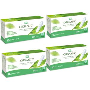 Organyc Bio-Baumwolltampons - 64 Stück Organyc Bio-Baumwolltampons - 64 Stück