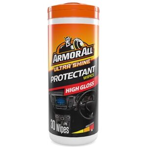 Armor All Kunststoffpflegetücher Glänzend 30 Stück, Armaturenbrett & Innenraumpflege, UV-Schutz gegen Ausbleichen Armor All Kunststoffpflegetücher Glänzend 30 Stück, Armaturenbrett & Innenraumpflege, UV-Schutz gegen Ausbleichen