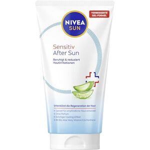 Nivea Sun Sensitive After Sun, kühlende SOS-Pflege mit hautberuhigender Wirkung, Hautgel mit Bio-Aloe Vera, Vitamin E & Panthenol für sensible Haut (150 ml) Nivea Sun Sensitive After Sun, kühlende SOS-Pflege mit hautberuhigender Wirkung, Hautgel mit Bio-Aloe Vera, Vitamin E & Panthenol für sensible Haut (150 ml)