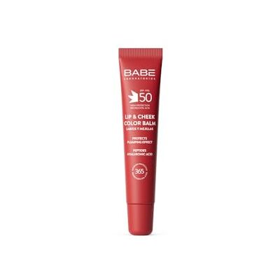 LABORATORIOS BABE Laboratorios Babé LIP & CHEEK SPF 50 Rot – Fotoprotektor-Balsam in Rotton Hoher Sonnenschutz LSF 50 Feuchtigkeitsspendend und natürlicher Volumeneffekt für Lippen und Wangen LABORATORIOS BABE Laboratorios Babé LIP & CHEEK SPF 50 Rot – Fotoprotektor-Balsam in Rotton Hoher Sonnenschutz LSF 50 Feuchtigkeitsspendend und natürlicher Volumeneffekt für Lippen und Wangen