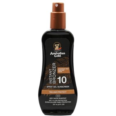 Australian Gold Spray Gel plus Bronzer SPF 10 (237 ml) Australian Gold Spray Gel plus Bronzer SPF 10 (237 ml)