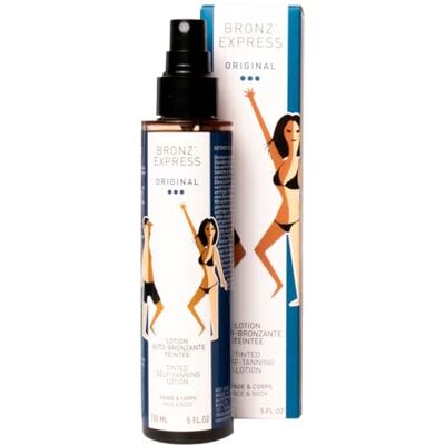 Bronz’Express BRONZ EXPRESS Selbstbräuner Gesicht und Körper Getönte Lotion 150 Milliliter Natürliche Bräune Ohne Sonne Sofortige Gesunde Bräune Französische Traditionsmarke Seit 1960 Ikonische Formel Bronz’Express BRONZ EXPRESS Selbstbräuner Gesicht und Körper Getönte Lotion 150 Milliliter Natürliche Bräune Ohne Sonne Sofortige Gesunde Bräune Französische Traditionsmarke Seit 1960 Ikonische Formel