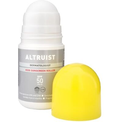 Altruist Sonnenschutz 50 für Kinder LSF 50 und Babys (ab 6 Monaten), 5-Sterne-UVA-Schutz, wasserfest, nicht fettend, mit Vitamin E, einfache Anwendung per Roller, 100 ml Altruist Sonnenschutz 50 für Kinder LSF 50 und Babys (ab 6 Monaten), 5-Sterne-UVA-Schutz, wasserfest, nicht fettend, mit Vitamin E, einfache Anwendung per Roller, 100 ml