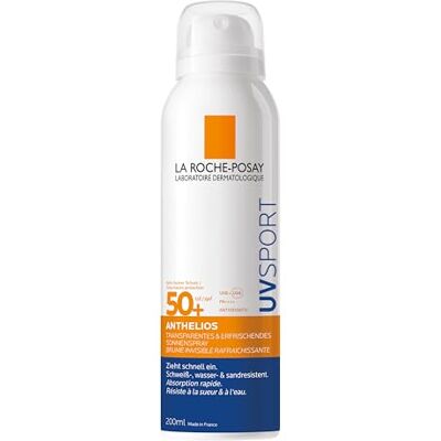 La Roche-Posay La Roche Posay Anthelios UV Sport Unsichtbarer Nebel, erfrischender SPF50+, alle Hauttypen, 200 ml La Roche-Posay La Roche Posay Anthelios UV Sport Unsichtbarer Nebel, erfrischender SPF50+, alle Hauttypen, 200 ml