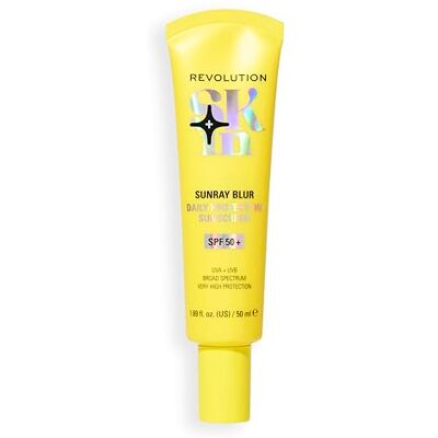 Revolution Skincare London Revolution Skin, Sunray Blur Täglicher Sonnenschutz SPF 50+, Leichte Nicht-Fettende Formel mit Niacinamid, Vegan & Tierversuchsfrei, 50 ml Revolution Skincare London Revolution Skin, Sunray Blur Täglicher Sonnenschutz SPF 50+, Leichte Nicht-Fettende Formel mit Niacinamid, Vegan & Tierversuchsfrei, 50 ml