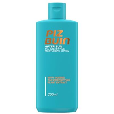 Piz Buin After Sun Tan Intensifying Lotion schnell einziehende Bräunungsbeschleuniger Bodylotion mit Vitamin E für trockene Haut 200ml Piz Buin After Sun Tan Intensifying Lotion schnell einziehende Bräunungsbeschleuniger Bodylotion mit Vitamin E für trockene Haut 200ml