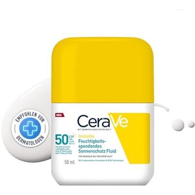 CeraVe Invisible Feuchtigkeitsspendendes Sonnenschutz Fluid SPF 50 CeraVe Invisible Feuchtigkeitsspendendes Sonnenschutz Fluid SPF 50