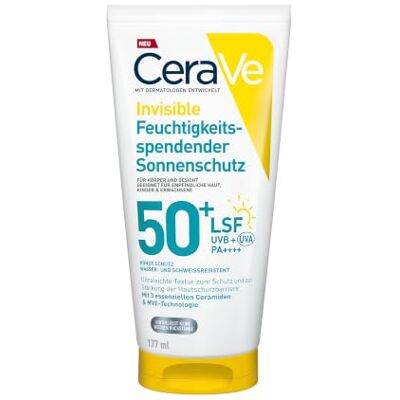 CeraVe Invisible Feuchtigkeitsspendender Sonnenschutz SPF 50+ CeraVe Invisible Feuchtigkeitsspendender Sonnenschutz SPF 50+