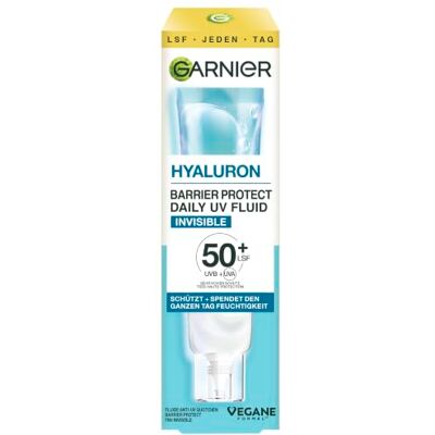 Garnier Hyaluron Barrier Protect Daily UV Fluid LSF50+ Invisible Garnier Hyaluron Barrier Protect Daily UV Fluid LSF50+ Invisible