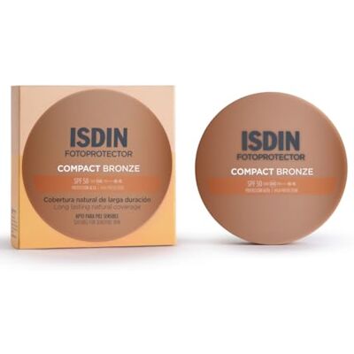 ISDIN Fotoprotector Compact BRONZE SPF50 10G Kompakter Gesichts-Sonnenschutz ISDIN Fotoprotector Compact BRONZE SPF50 10G Kompakter Gesichts-Sonnenschutz
