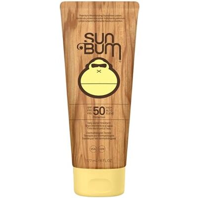 Sun Bum Original SPF Sonnenschutz-Bodylotion – Breitband-Sonnenschutz mit Vitamin E – Vegan – Hawaii Act 104 konform – Ohne Oxybenzon & Octinoxat – 177 ml SPF 50 Sun Bum Original SPF Sonnenschutz-Bodylotion – Breitband-Sonnenschutz mit Vitamin E – Vegan – Hawaii Act 104 konform – Ohne Oxybenzon & Octinoxat – 177 ml SPF 50