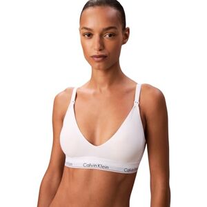 Calvin Damen Still BH Lightly Lined Bralette, Weiß (White), S Calvin Damen Still BH Lightly Lined Bralette, Weiß (White), S