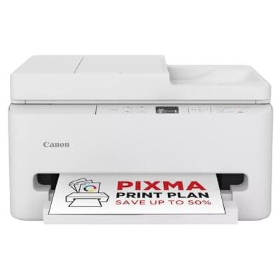Canon PIXMA TS7550I WLAN-Multifunktionsdrucker mit ADF, Papierkassette und Frontbedienung Kabelloses Drucken vom Smartphone leicht gemacht PIXMA Print Plan kompatibel Canon PIXMA TS7550I WLAN-Multifunktionsdrucker mit ADF, Papierkassette und Frontbedienung Kabelloses Drucken vom Smartphone leicht gemacht PIXMA Print Plan kompatibel
