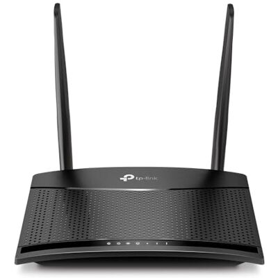 TP-Link TL-MR110 4G LTE Router, 4G Download 150 Mbit/s, WLAN 2,4 GHz 300 Mbit/s, 2 x Ethernet-Ports, 2 x Externe Antennen, Plug and Play, Router-Modus, bis zu 32 Geräte, Kindersicherung, Gast-Netzwerk TP-Link TL-MR110 4G LTE Router, 4G Download 150 Mbit/s, WLAN 2,4 GHz 300 Mbit/s, 2 x Ethernet-Ports, 2 x Externe Antennen, Plug and Play, Router-Modus, bis zu 32 Geräte, Kindersicherung, Gast-Netzwerk