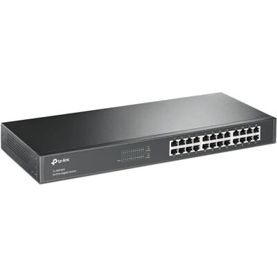 TP-Link TL-SG1024 24 Port Gigabit Netzwerk Switch ( 19 Zoll Rack-Montage, 24*RJ-45 LAN Ports, Metallgehäuse, , unmanaged, Plug-und-Play, Lifetime-Garantie) schwarz TP-Link TL-SG1024 24 Port Gigabit Netzwerk Switch ( 19 Zoll Rack-Montage, 24*RJ-45 LAN Ports, Metallgehäuse, , unmanaged, Plug-und-Play, Lifetime-Garantie) schwarz