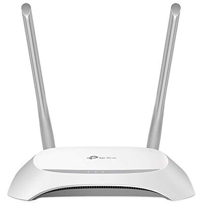 TP-Link TL-WR840N N300 WLAN Router (300Mbit/s (2,4GHz), 4 x 10/100Mbit/s LAN Ports, IPv6, 2 externe Antennen, WPS, Accesspoint Modus), weiß/ schwarz TP-Link TL-WR840N N300 WLAN Router (300Mbit/s (2,4GHz), 4 x 10/100Mbit/s LAN Ports, IPv6, 2 externe Antennen, WPS, Accesspoint Modus), weiß/ schwarz