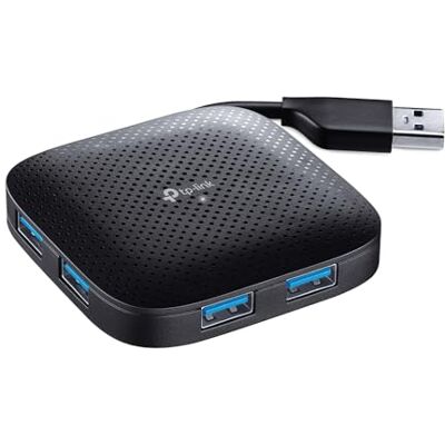 TP-Link UH400 4-Port USB 3.0 Hub, USB Verteiler 5Gbps, USB Mehrfachstecker für MacBook, iMac, Surface, Dell, ThinkPad, USB-Stick und Festplatte, Plug & Play, ultrakompaktes Design TP-Link UH400 4-Port USB 3.0 Hub, USB Verteiler 5Gbps, USB Mehrfachstecker für MacBook, iMac, Surface, Dell, ThinkPad, USB-Stick und Festplatte, Plug & Play, ultrakompaktes Design