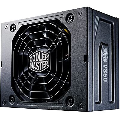 Cooler Master V850 SFX Gold, 850 Watt SFX-Netzteil (EU-Stecker), 80 Plus Gold, modulares SFF/Mini ITX PC-Netzteil, semi-passiver leiser hydrodynamischer 92mm FDB-Lüfter, SFX-ATX Adapter Cooler Master V850 SFX Gold, 850 Watt SFX-Netzteil (EU-Stecker), 80 Plus Gold, modulares SFF/Mini ITX PC-Netzteil, semi-passiver leiser hydrodynamischer 92mm FDB-Lüfter, SFX-ATX Adapter