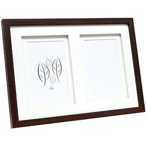 Deknudt Frames Galerierahmen mit doppeltem Passepartout -Braun S65KQ2 für 2 Bilder Bildgröße 13x18cm Bilderrahmen Holz MDF Bilder aufhängen oder ausstellen Deknudt Frames Galerierahmen mit doppeltem Passepartout -Braun S65KQ2 für 2 Bilder Bildgröße 13x18cm Bilderrahmen Holz MDF Bilder aufhängen oder ausstellen