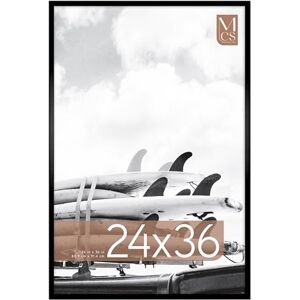 MCS Foundation Posterrahmen, 61 x 91 cm, traditionell, vertikaler und horizontaler Wandbehang, großer Bilderrahmen für Fotos, Poster und Kunstdrucke, 1 Stück, 24x36, Schwarz MCS Foundation Posterrahmen, 61 x 91 cm, traditionell, vertikaler und horizontaler Wandbehang, großer Bilderrahmen für Fotos, Poster und Kunstdrucke, 1 Stück, 24x36, Schwarz