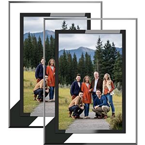 ASelected 2er-Pack Silber A4 Bilderrahmen Zertifikat Rahmen 21x29,7cm Dokumentenrahmen aus Glas Diplom Graduierung Posterrahmen Foto Display Stand für Tischplatte für Urkunden, Silber, A4 ASelected 2er-Pack Silber A4 Bilderrahmen Zertifikat Rahmen 21x29,7cm Dokumentenrahmen aus Glas Diplom Graduierung Posterrahmen Foto Display Stand für Tischplatte für Urkunden, Silber, A4