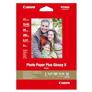 Canon Fotopapier PP-201 glänzend 13x18 cm 20 Blatt für Tintenstrahldrucker PIXMA Drucker (265 g/qm) Canon Fotopapier PP-201 glänzend 13x18 cm 20 Blatt für Tintenstrahldrucker PIXMA Drucker (265 g/qm)