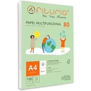 OFITURIA Packung mit 100 weißen DIN A4 Blättern, 80g Druckerpapier. Multifunktionales Kopierpapier für Schule und Büro. Ideal für Laserdrucker, Tintenstrahldrucker oder Kopierer – OFITURIA Packung mit 100 weißen DIN A4 Blättern, 80g Druckerpapier. Multifunktionales Kopierpapier für Schule und Büro. Ideal für Laserdrucker, Tintenstrahldrucker oder Kopierer –