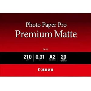 Canon Fotopapier PM-101 Premium matt DIN A2, 20 Blatt (210 g/qm) für Tintenstrahldrucker 2511819 Canon Fotopapier PM-101 Premium matt DIN A2, 20 Blatt (210 g/qm) für Tintenstrahldrucker 2511819