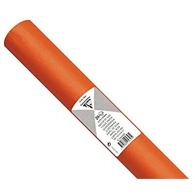Clairefontaine 394058C Seidenpapier (Packung mit 24 Bögen, 50 x 75cm, 18 g/qm, ideal für Deko und Bastelprojekte) 1 Pack, orange Clairefontaine 394058C Seidenpapier (Packung mit 24 Bögen, 50 x 75cm, 18 g/qm, ideal für Deko und Bastelprojekte) 1 Pack, orange