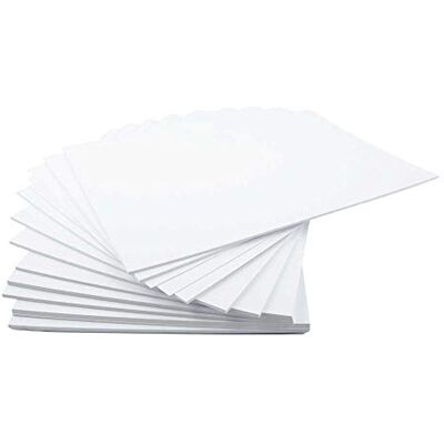 House of Card & Paper House of & Papier A5 250 gsm Karte – Weiß (100 Stück Blatt) House of Card & Paper House of & Papier A5 250 gsm Karte – Weiß (100 Stück Blatt)