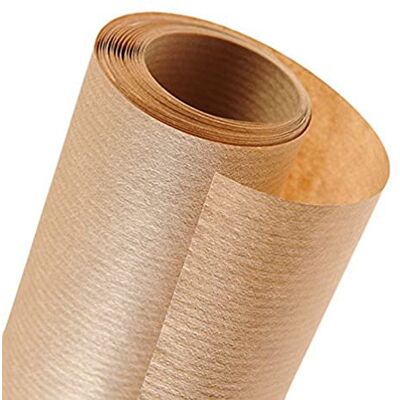 Canson Kraft Verpackungspapier - 60g/m2, 1m x 10m, Braun - Packung mit 3 Canson Kraft Verpackungspapier - 60g/m2, 1m x 10m, Braun - Packung mit 3