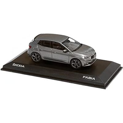 Skoda 6VA099300F7C Fabia A07 Modellauto 1:43 Miniatur, Graphite grau Skoda 6VA099300F7C Fabia A07 Modellauto 1:43 Miniatur, Graphite grau