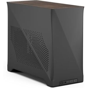 Fractal Design Era 2 Charcoal ITX PC-Gehäuse Aluminium, Walnussholz, Bis 240mm Radiatoren, Zwei Aspect 12 PWM Lüfter für Hervorragenden Airflow Fractal Design Era 2 Charcoal ITX PC-Gehäuse Aluminium, Walnussholz, Bis 240mm Radiatoren, Zwei Aspect 12 PWM Lüfter für Hervorragenden Airflow
