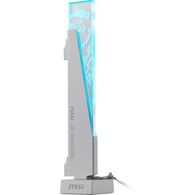 MSI MPG ARGB Grafikkartenständer, Weiß, CS9246 MSI MPG ARGB Grafikkartenständer, Weiß, CS9246
