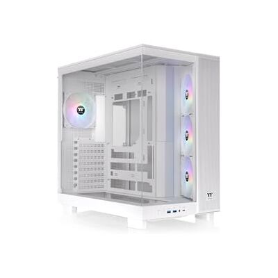 Thermaltake View 380 XL TG ARGB Mid Tower PC‑Gehäuse 4‑mm Tempered Glass E‑ATX & XL‑Mainboard Support USB‑C Front I/O 360‑mm Radiator Support High‑Airflow Design Snow Thermaltake View 380 XL TG ARGB Mid Tower PC‑Gehäuse 4‑mm Tempered Glass E‑ATX & XL‑Mainboard Support USB‑C Front I/O 360‑mm Radiator Support High‑Airflow Design Snow