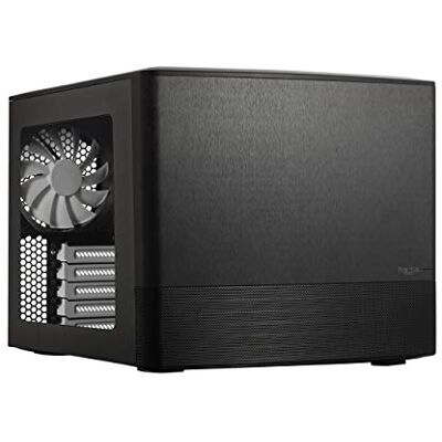 Fractal Design Node 804 Black Compact Computer Case mATX High Airflow Modular Interior 3X Silent R2 120mm Fans Included Water-Cooling Ready USB 3.0 -Window Side Panel Fractal Design Node 804 Black Compact Computer Case mATX High Airflow Modular Interior 3X Silent R2 120mm Fans Included Water-Cooling Ready USB 3.0 -Window Side Panel