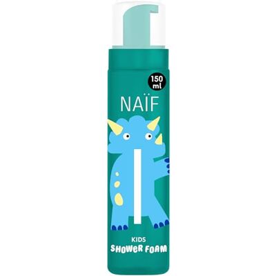 Naïf Bunter Duschschaum für Kinder Farbenfroher Duschspaß Sanfte Formel 0% SLES Dermatologisch getestet Natürlichen Ursprungs- 150ml Naïf Bunter Duschschaum für Kinder Farbenfroher Duschspaß Sanfte Formel 0% SLES Dermatologisch getestet Natürlichen Ursprungs- 150ml