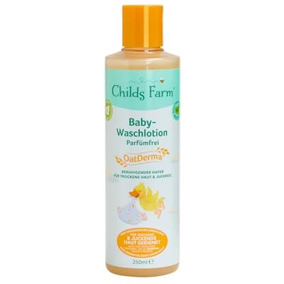Childs Farm OatDerma Baby Waschlotion 250 ml, parfümfrei Sanfte Reinigung, für empfindliche oder zu Ekzemen neigende Baby- und Kinderhaut. Auch für Neugeborene. Childs Farm OatDerma Baby Waschlotion 250 ml, parfümfrei Sanfte Reinigung, für empfindliche oder zu Ekzemen neigende Baby- und Kinderhaut. Auch für Neugeborene.