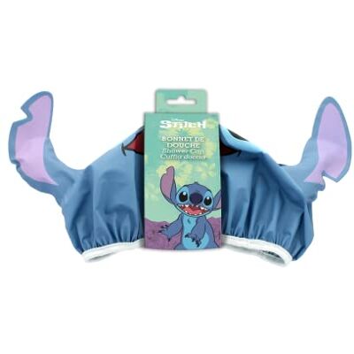 Disney – Duschhaube Stitch mit Ohren – Wasserdichte Badekappe – Für Erwachsene und Kinder – Haarschutz, Haarpflege – Wasserdicht, Bequem – Offizielles Lilo & Stitch Zubehör Disney – Duschhaube Stitch mit Ohren – Wasserdichte Badekappe – Für Erwachsene und Kinder – Haarschutz, Haarpflege – Wasserdicht, Bequem – Offizielles Lilo & Stitch Zubehör