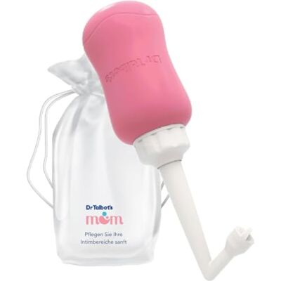 Dr. Talbot's Nuby Dr. Talbot’s Mom Peri Bottle 360 ml – Tragbare Intimdusche für Intimpflege nach der Geburt, weiches Silikon, Wochenbettpflege, mit Aufbewahrungstasche Dr. Talbot's Nuby Dr. Talbot’s Mom Peri Bottle 360 ml – Tragbare Intimdusche für Intimpflege nach der Geburt, weiches Silikon, Wochenbettpflege, mit Aufbewahrungstasche