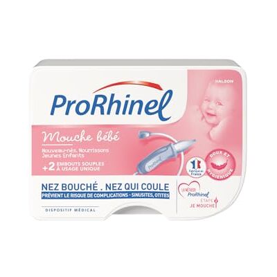 PRORHINEL Manuelle Babyfliegen, ergonomisch, sicher und hygienisch, reduziert das Risiko von Sinusitis und Otititis PRORHINEL Manuelle Babyfliegen, ergonomisch, sicher und hygienisch, reduziert das Risiko von Sinusitis und Otititis