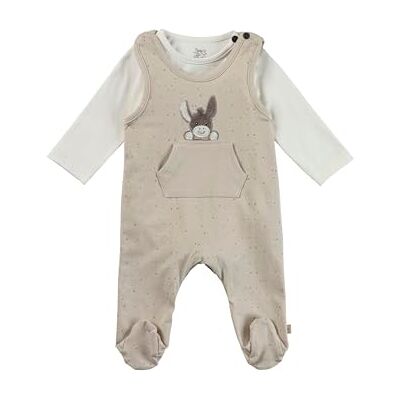 Sterntaler Strampler Set Pünktchen Baby Strampler aus Jersey mit Esel Emmi Applikation mit Langarmbody Drucknöpfe im Schritt bequemer Unisex Zweiteiler ab Geburt Sterntaler Strampler Set Pünktchen Baby Strampler aus Jersey mit Esel Emmi Applikation mit Langarmbody Drucknöpfe im Schritt bequemer Unisex Zweiteiler ab Geburt