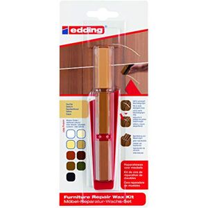edding 8901 Möbel-Reparatur-Wachs-Set buche zum Auffüllen und Reparieren von Kratzern und Löchern auf Möbeln und anderen Holzoberflächen edding 8901 Möbel-Reparatur-Wachs-Set buche zum Auffüllen und Reparieren von Kratzern und Löchern auf Möbeln und anderen Holzoberflächen