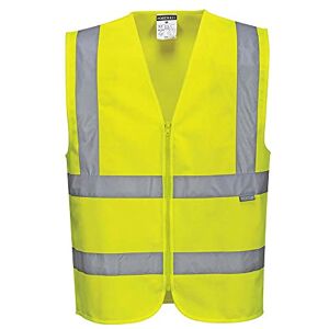 Portwest Warnschutzweste mit Reißverschluss, Größe: M, Farbe: Gelb, C375YERM Portwest Warnschutzweste mit Reißverschluss, Größe: M, Farbe: Gelb, C375YERM